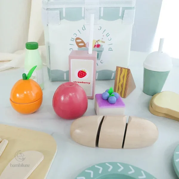 Set de jouets pour un petit-déjeuner ludique