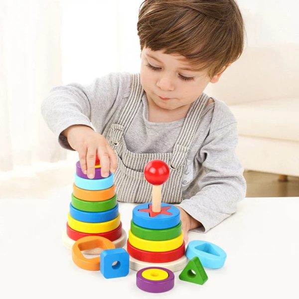 Jouet en bois pour stimuler l'imagination des tout-petits