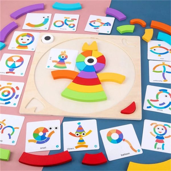 Tableau de couleurs Woods pour enfants de 3 à 4 ans
