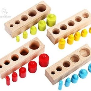 Kit de tri en bois pour enfants de 1 à 2 ans