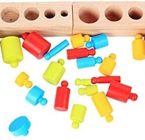Jeu éducatif en bois pour développer la motricité fine