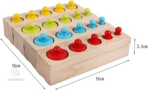 Cylindres colorés pour un apprentissage ludique et créatif