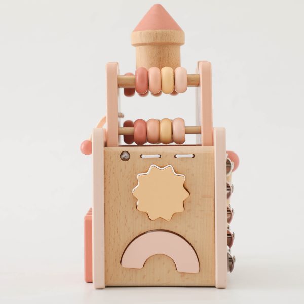 Château des princesses : jouet en bois coloré et amusant