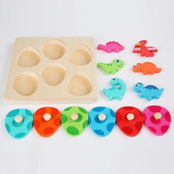 Jouet créatif en bois pour les passionnés de dinosaures