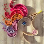 Blocs de construction arc-en-ciel pour enfants