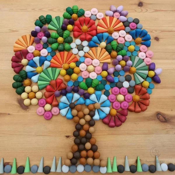 Jeux de construction en bois pour enfants de 3 à 4 ans