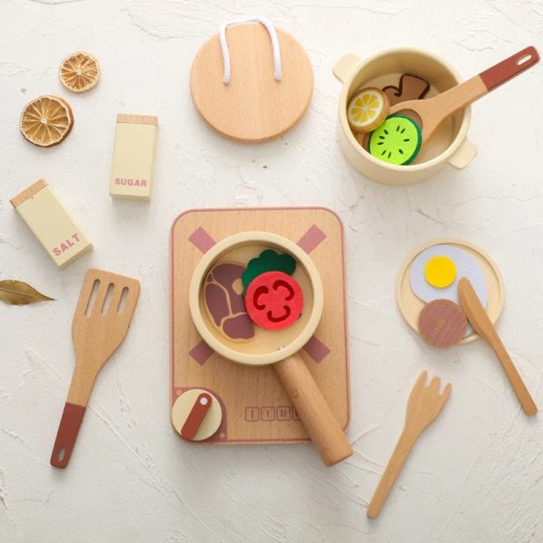 Mini-Chefs - Jeu de cuisine en bois pour enfants