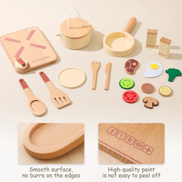 Woods - Ensemble de cuisine adapté aux enfants de 3 à 4 ans