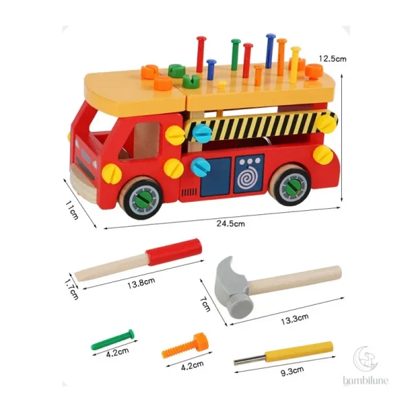 Construction ludique pour enfants, améliore la motricité