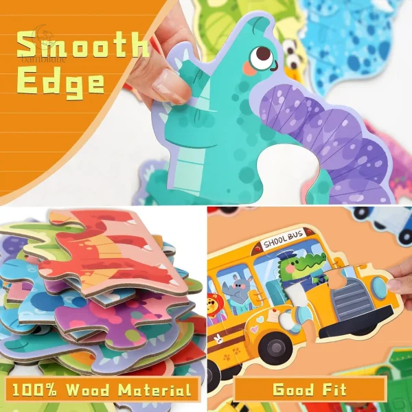Puzzle adapté aux petites mains des enfants