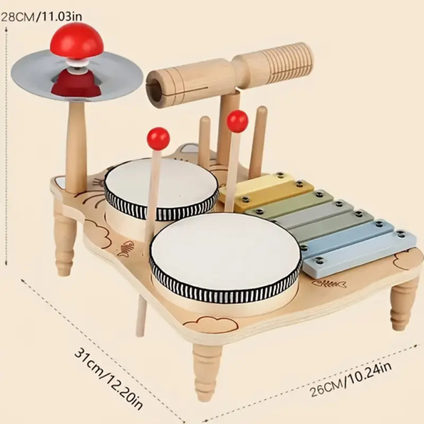 Instrument en bois pour développer la créativité des tout-petits