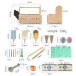 Activités ludiques avec glaces en bois pour enfants de 3 ans