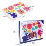 Puzzle éducatif pour éveiller les sens des tout-petits