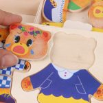 Puzzle coloré 'Boris' adapté aux enfants de 2 à 3 ans