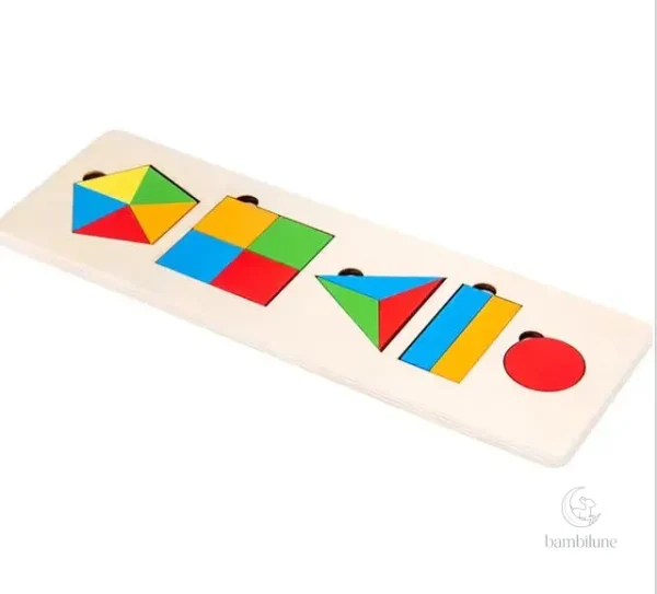 Jeu de construction en bois pour stimuler la créativité