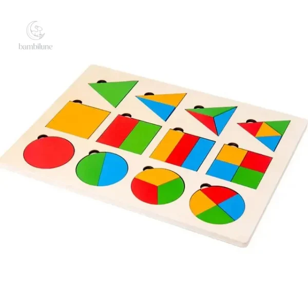 Jeu de puzzle adapté aux enfants de 2 à 3 ans pour l'apprentissage