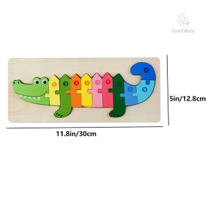 Puzzle d'animaux colorés pour jeunes enfants