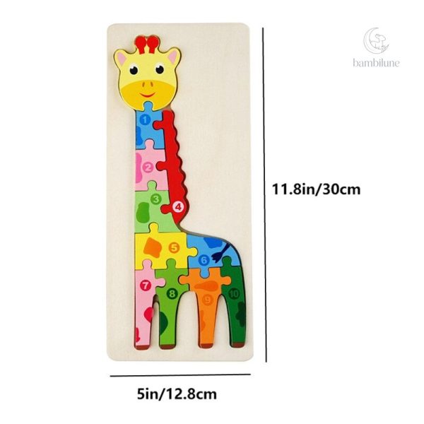 Jouet éducatif : puzzle d'animaux amusants