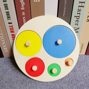 Puzzle géométrique Montessori pour les tout-petits