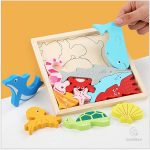 Puzzle éducatif pour développer la reconnaissance des formes