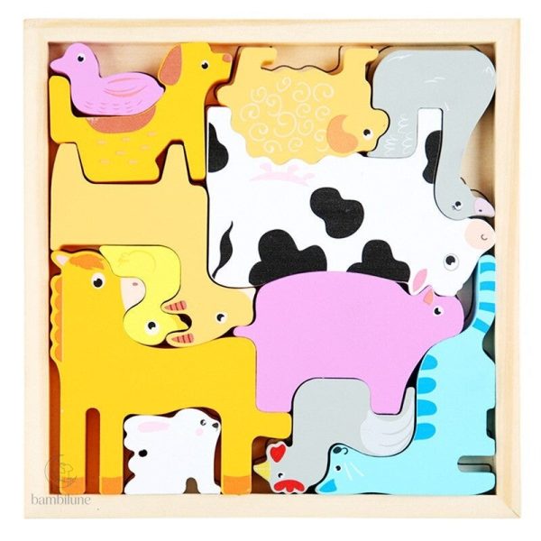 Puzzle éducatif avec 2+1 gratuit pour les petits