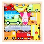 Puzzle en bois stimulant pour les enfants de 3 à 4 ans