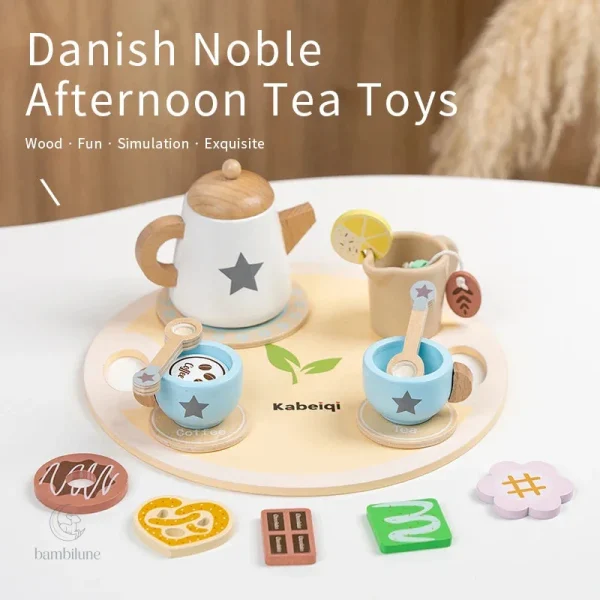 Set de thé charmant pour enfants de 3 à 4 ans