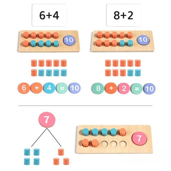 Jeu éducatif de mathématiques pour enfants de 4-5 ans