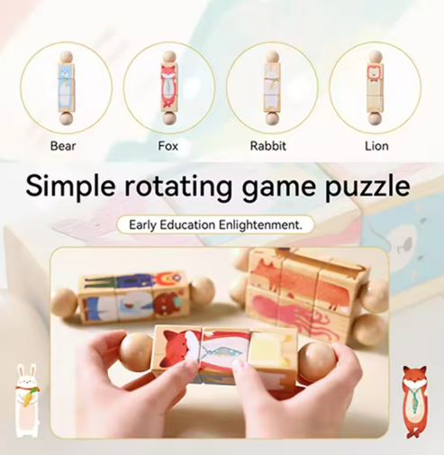Puzzle coloré pour stimuler l'apprentissage précoce