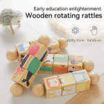Jeu éducatif pour enfants de 1 à 2 ans avec pièces rotatives
