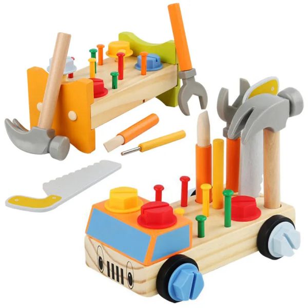 Planche à vis Montessori pour voiture - Jouet éducatif