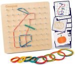 Table géométrique Woods pour enfants de 3 à 4 ans