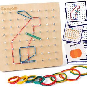 Table géométrique Woods pour enfants de 3 à 4 ans