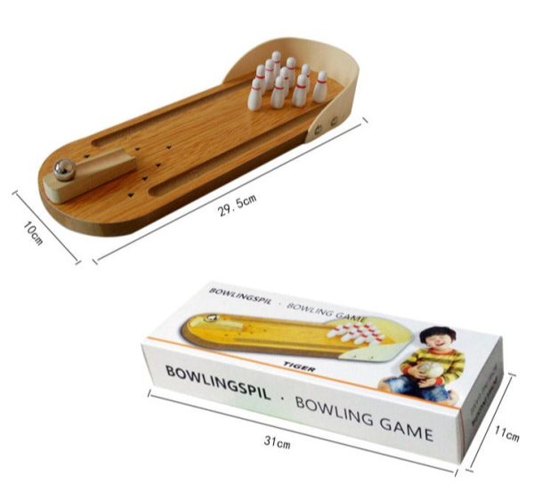Jeu de mini bowling adapté aux enfants de 4 ans