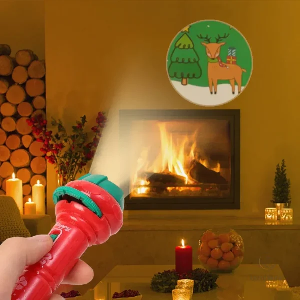 Ambiance de fête avec le projecteur de Noël