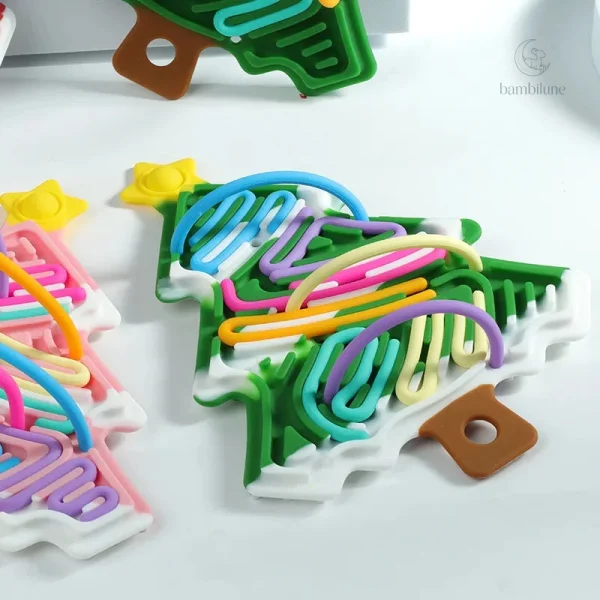 Arbre de Noël fidget toy, jouet tactile joyeux