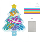 Arbre de Noël en silicone, jouet anti-stress