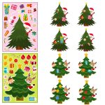 Décorations autocollantes de Noël pour enfants et familles
