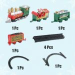 Jouet train festif avec accessoires de Noël