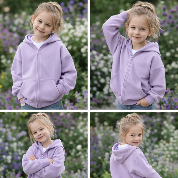Sweat à capuche YoungStyle pour enfants, tendance et pratique
