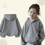 Sweat à capuche casual pour enfants, confort assuré