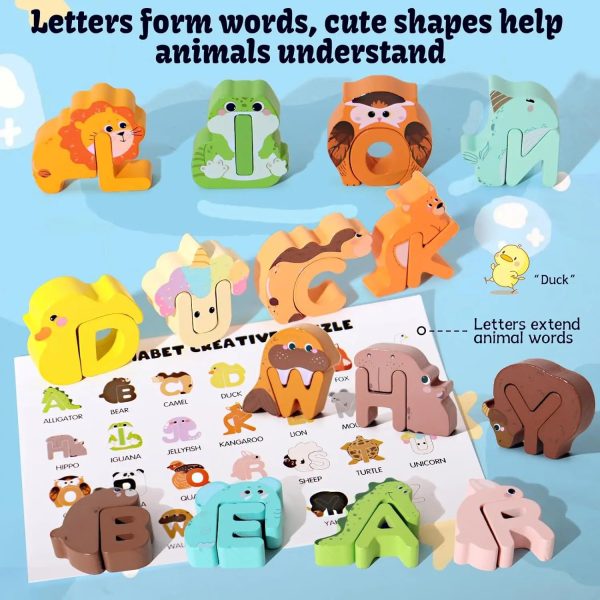 Jeu éducatif interactif sur les lettres et les animaux