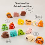 Jeu de puzzle alphabétique sur les animaux pour stimuler l'apprentissage