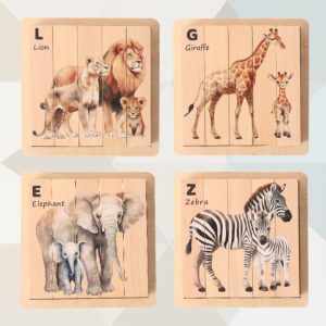 Jeu interactif en bois pour développer la motricité fine