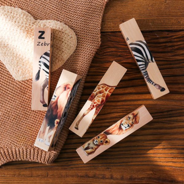 Puzzle éducatif en bois pour les tout-petits